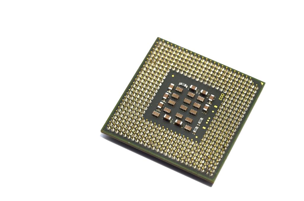 CPU socket with a processor